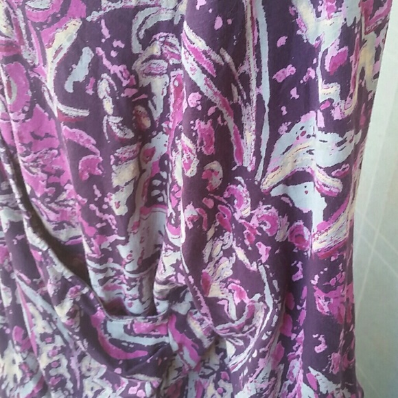 ♋Coldwater Creek Abstract Paisley Plus Top - Picture 2 of 6